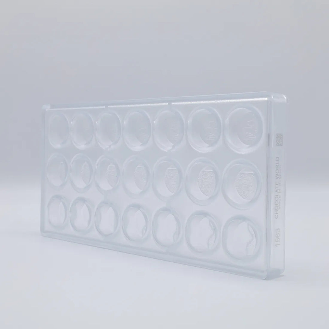 Chocolate World RM1563 / 9 g / 21 Cavities Polycarbonate Mould - Mangharam Chocolate Solutions
