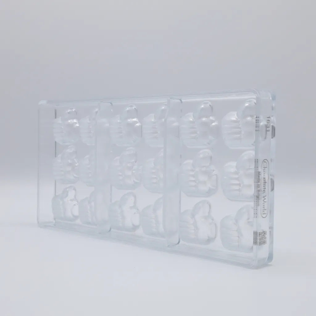 Chocolate World RM1631 / 8.4 g / 18 Cavities Polycarbonate Mould - Mangharam Chocolate Solutions