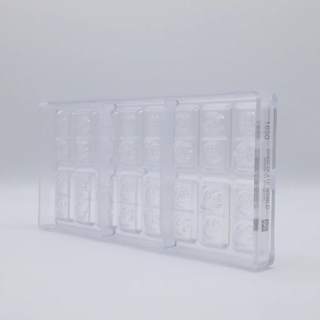 Chocolate World RM1650 / 9.5 g / 16 Cavities Polycarbonate Mould - Mangharam Chocolate Solutions