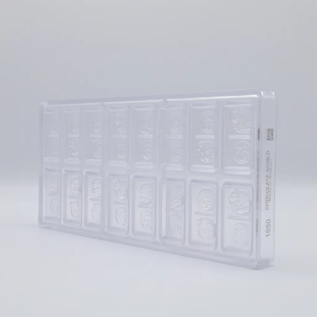Chocolate World RM1650 / 9.5 g / 16 Cavities Polycarbonate Mould - Mangharam Chocolate Solutions