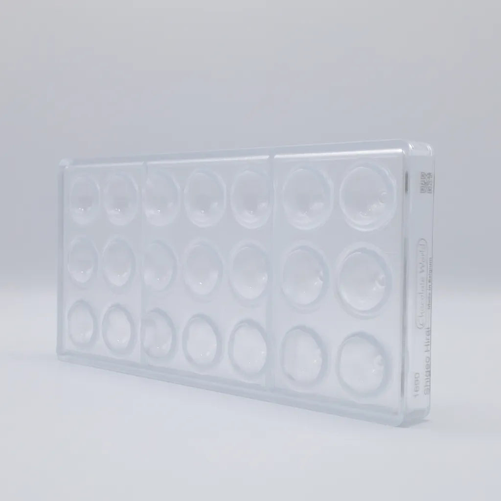 Chocolate World RM1690 / 7 g / 21 Cavities Polycarbonate Mould - Mangharam Chocolate Solutions