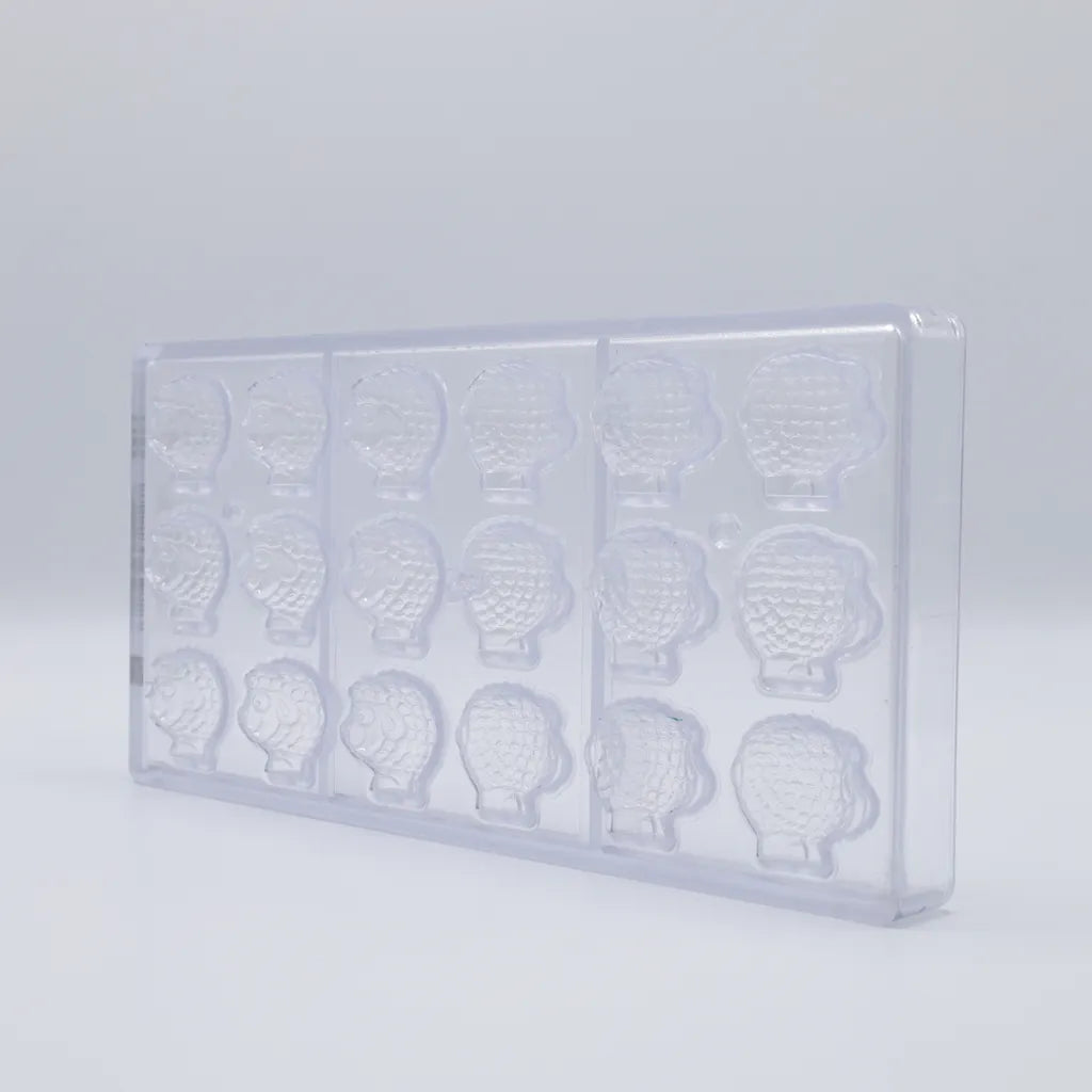Chocolate World RM1727 / 7.5 gr / 18 cavities Polycarbonate Mould