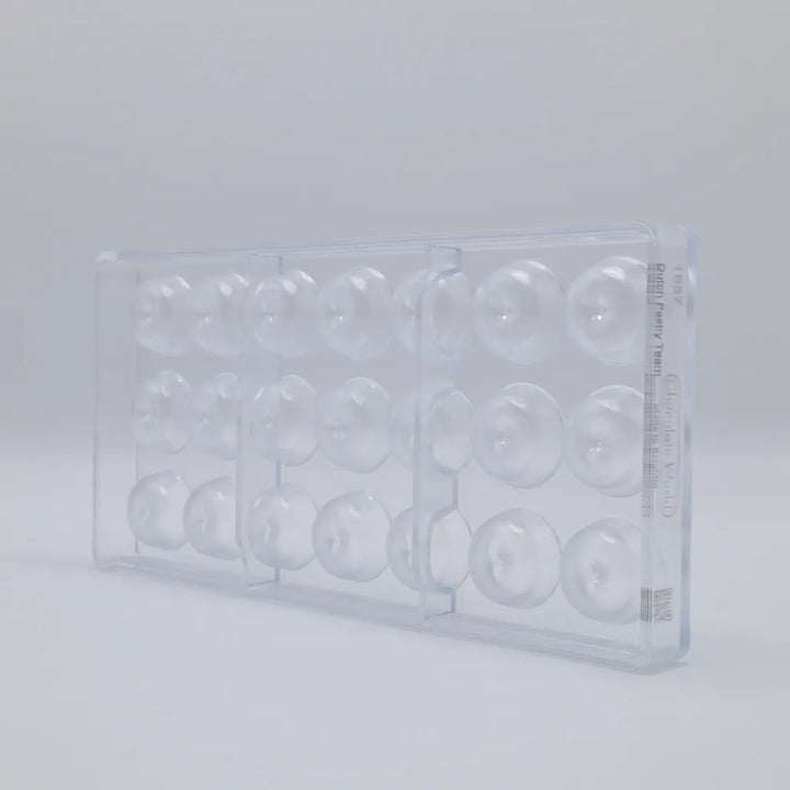 Chocolate World RM1857 / 9.5 gr / 21 cavities Polycarbonate Mould - Mangharam Chocolate Solutions