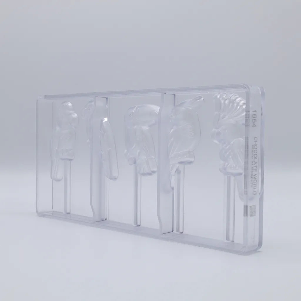 Chocolate World RM1954 / 16.5 g / 5 Cavities Polycarbonate Mould