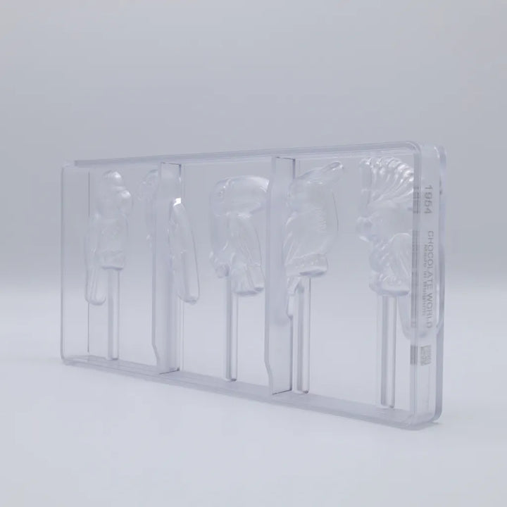 Chocolate World RM1954 / 16.5 g / 5 Cavities Polycarbonate Mould - Mangharam Chocolate Solutions