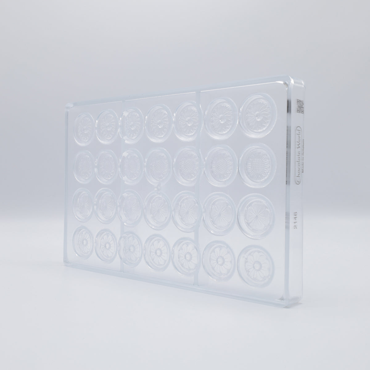 Chocolate World RM2146 / 3 g / 28 Cavities Polycarbonate Mould