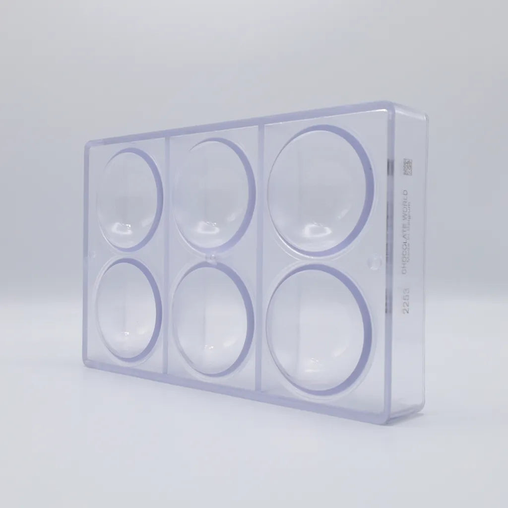 Chocolate World RM2253 / 113 g / 6 Cavities Polycarbonate Mould