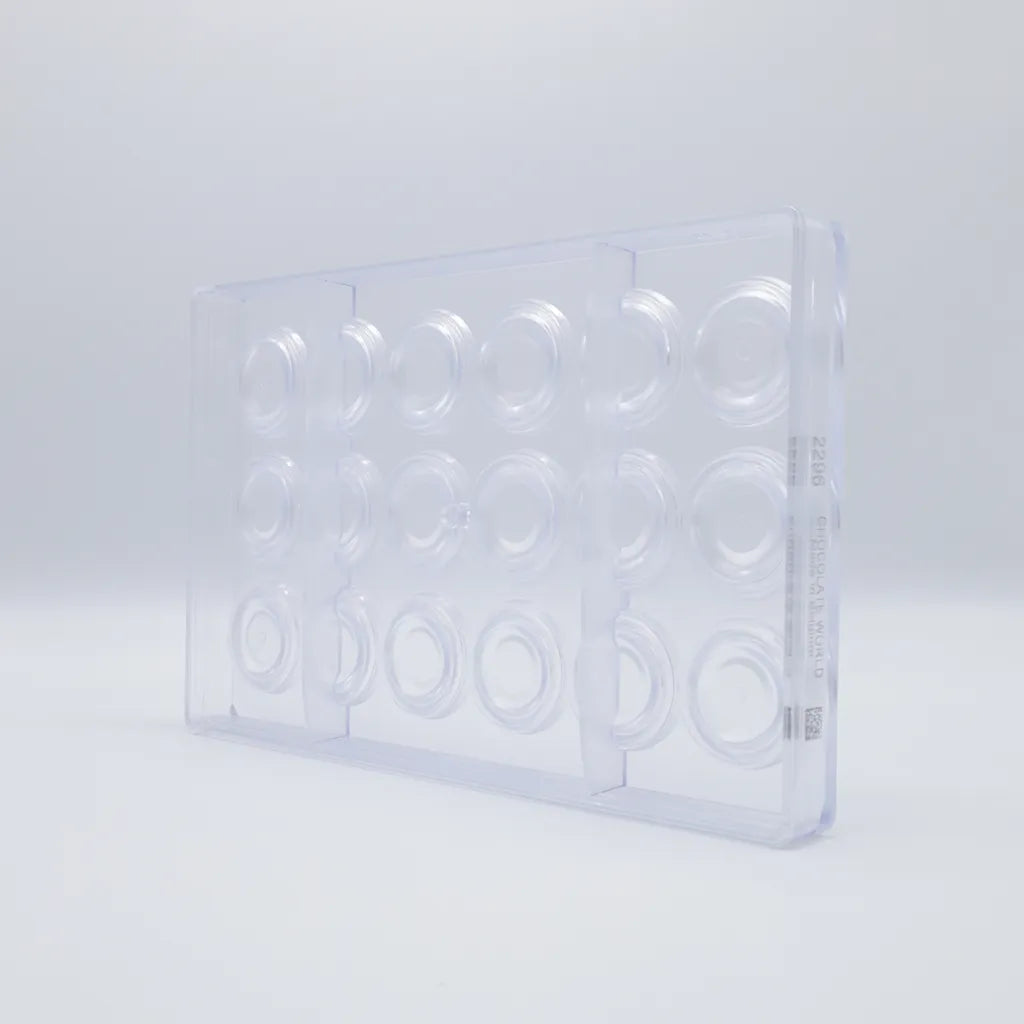 Chocolate World RM2296 / 7 g / 18 Cavities Polycarbonate Mould