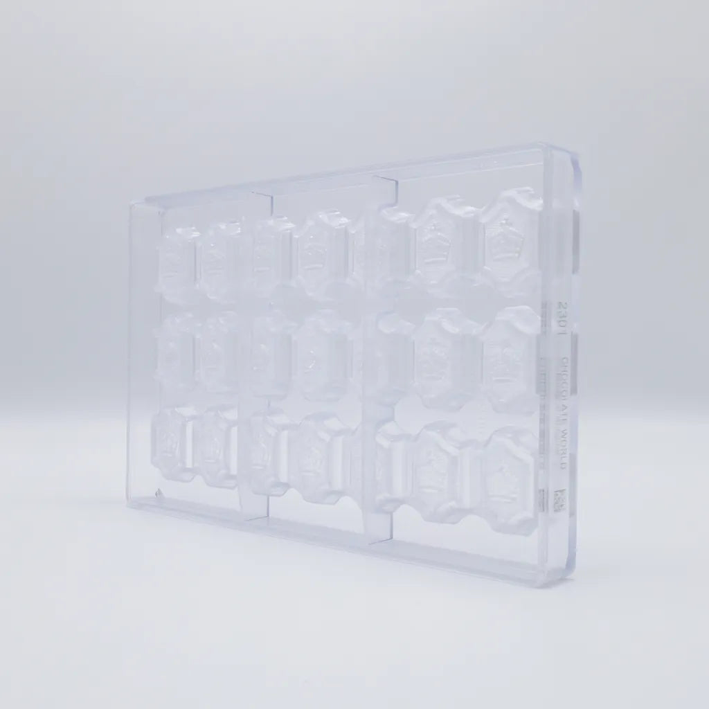 Chocolate World RM2301 / 15 g / 21 Cavities Polycarbonate Mould