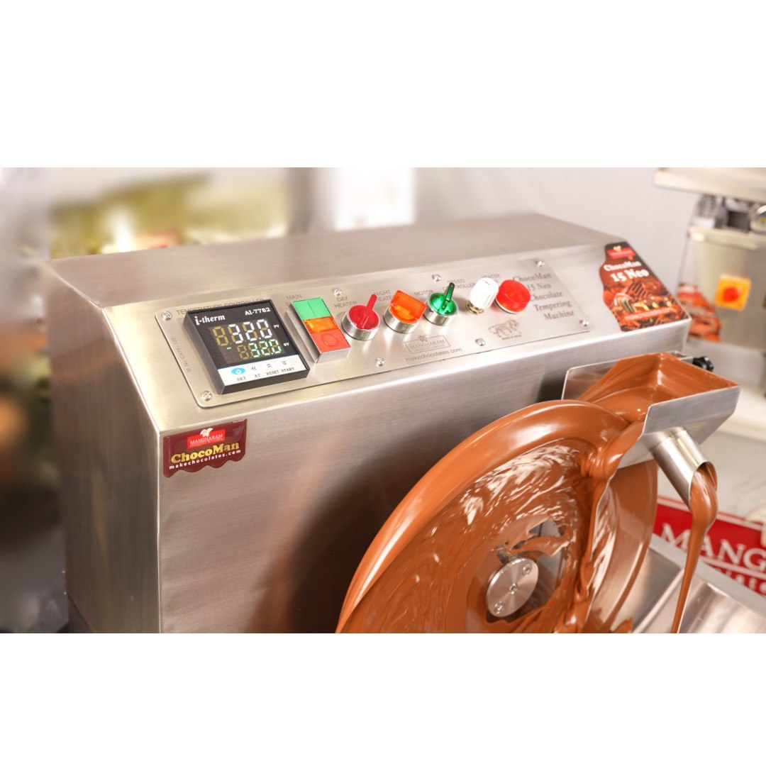 ChocoMan 15 Neo Chocolate Machine with SS Trolley – Mangharam