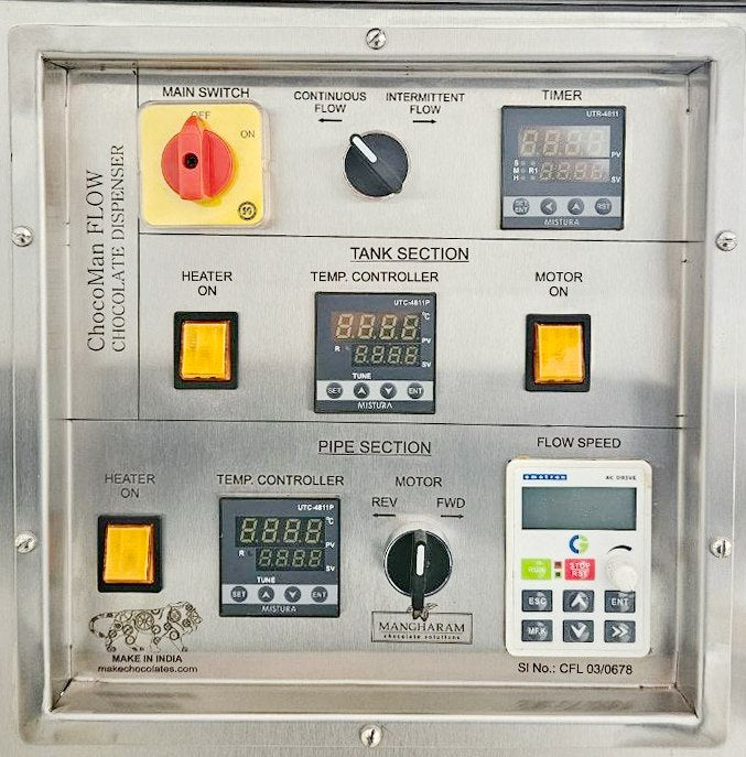ChocoMan Chocolate Dispensing Machine FLOW-6 - Mangharam Chocolate Solutions