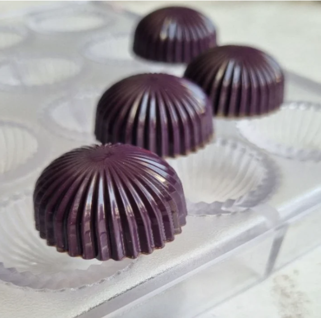 Implast IM870 / 10 g / 28 Cavities Polycarbonate Mould - Mangharam Chocolate Solutions