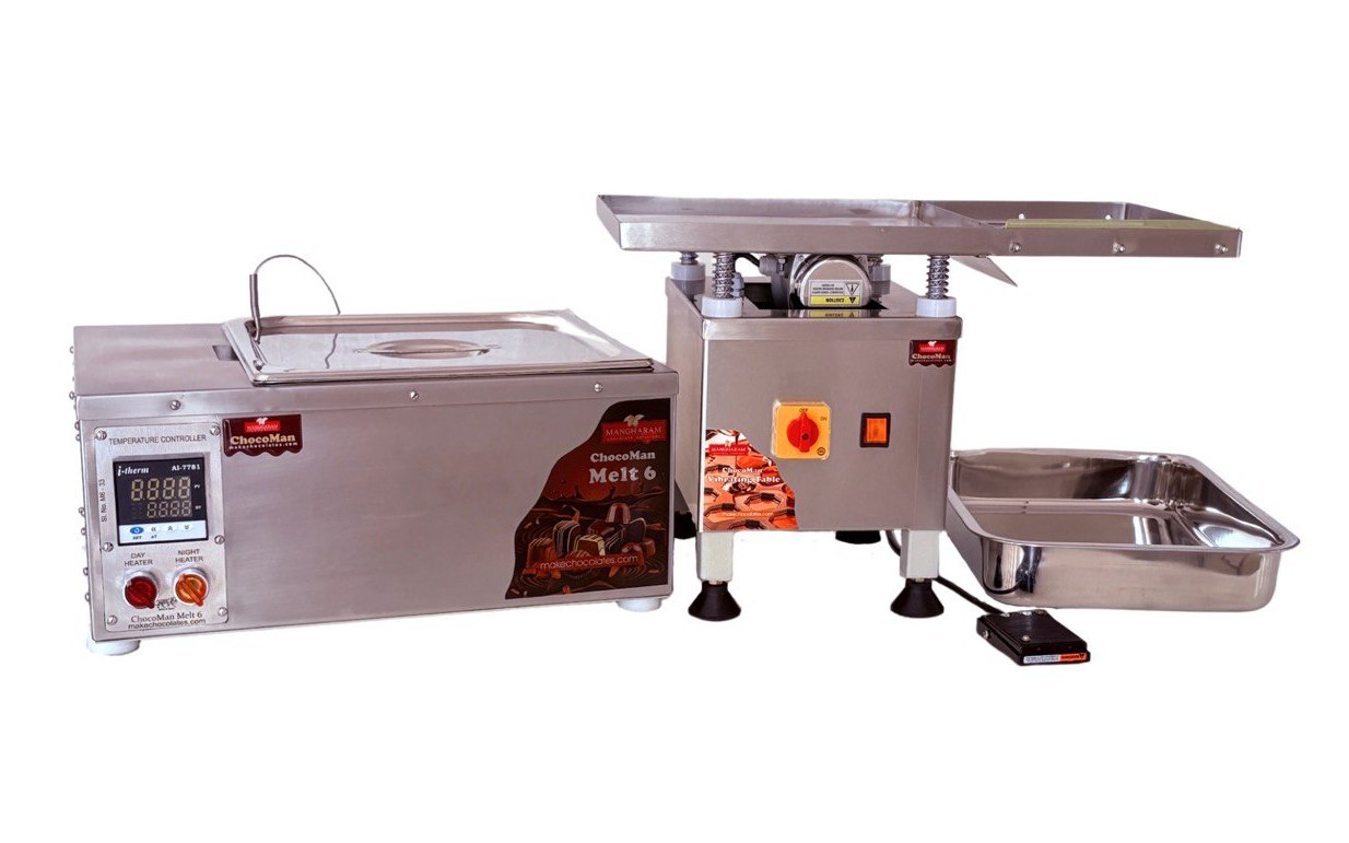 ChocoMan Melter & Vibrating Table Combo Machines from Mangharam