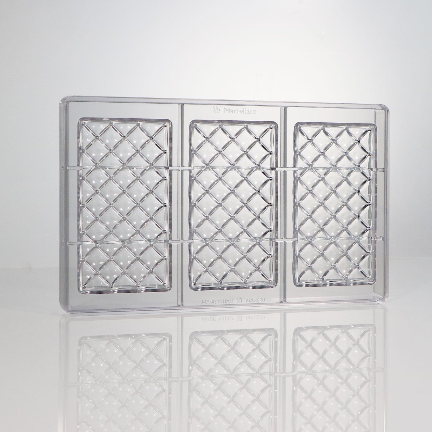 Martellato Polycarbonate Chocolate Mould MA2020 / 82 gm / 3 cavities