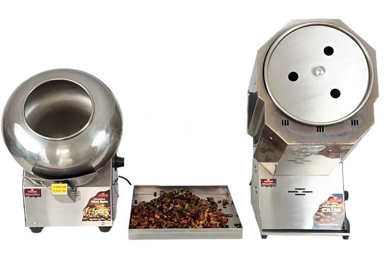 ChocoMan Mini Spin Panning Machine ChocoMan Crisp Roasting Machine Combo
