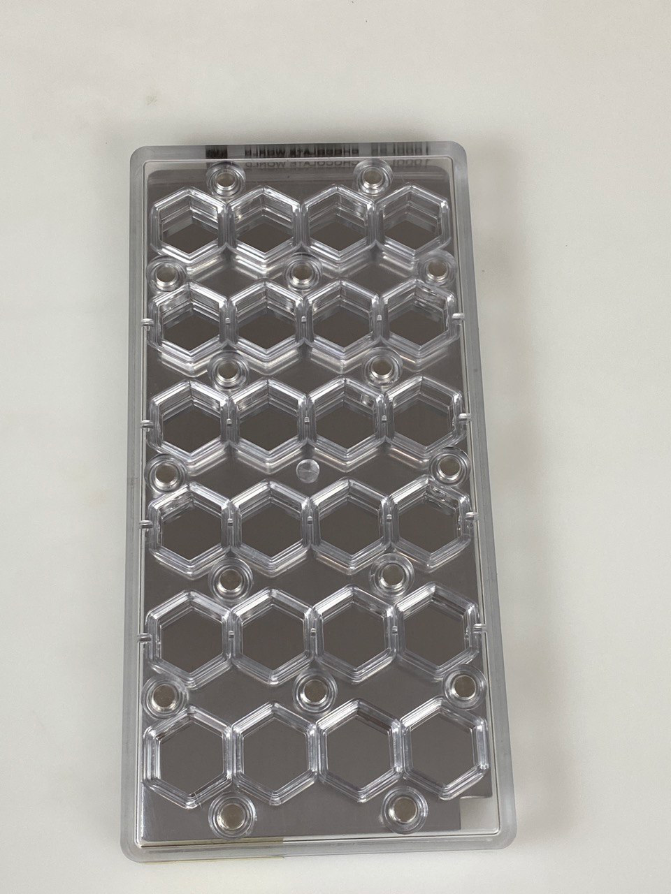 MMV 025 Hexagon Magnetic Mould  27 x 23.5 MM + Logo Sheet Set
