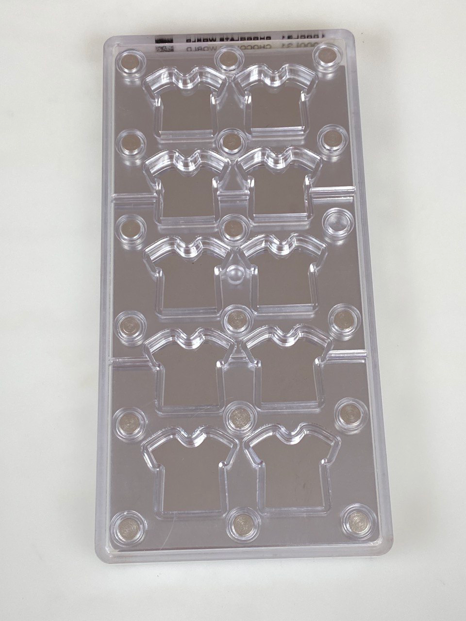 MMV 031 T-Shirt  Magnetic Mould 39.5 x 35.5 MM + Logo Sheet Set