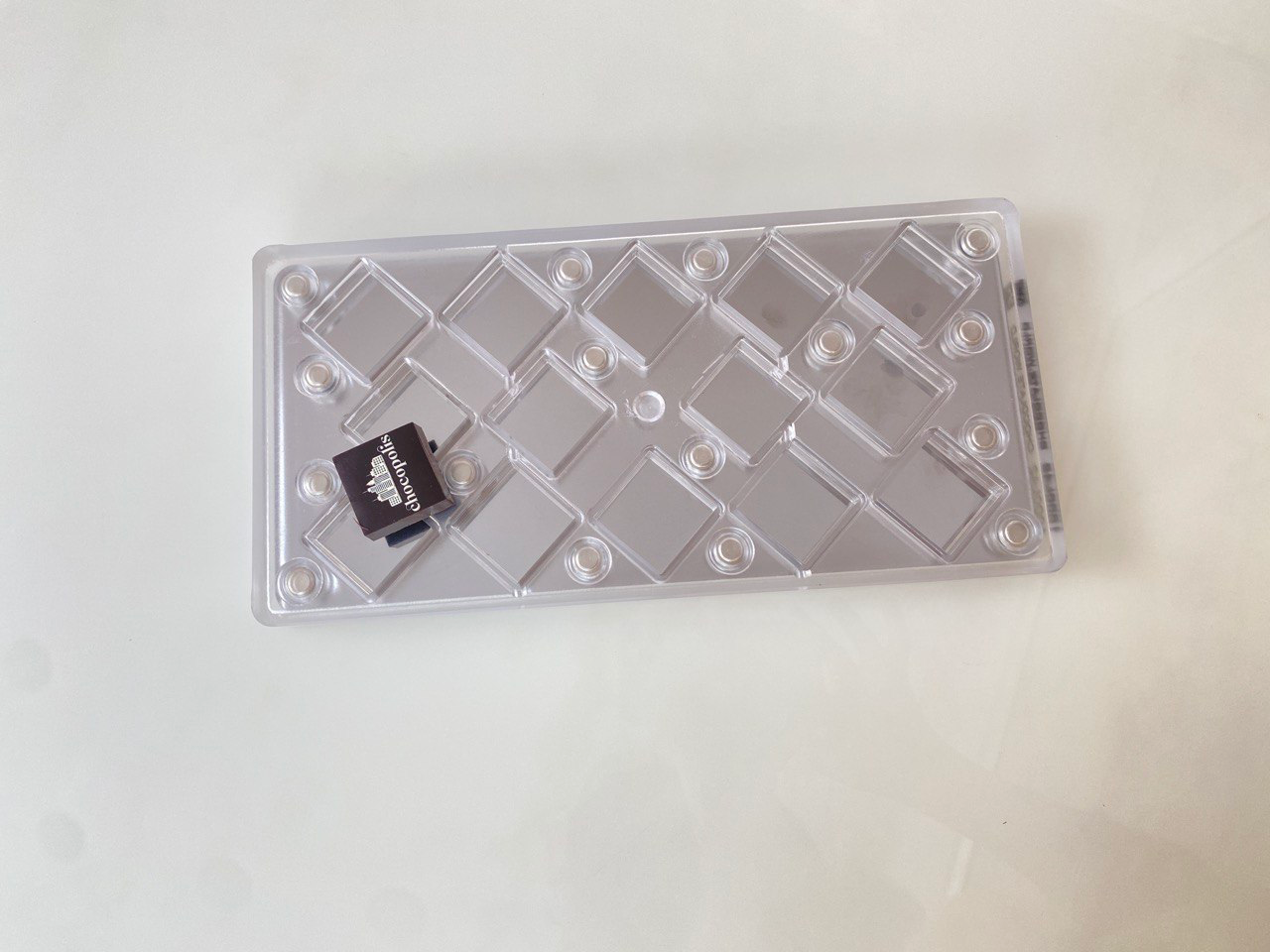 MMV 042 Square Magnetic Mould 30 x 30 MM + Logo Sheet Set