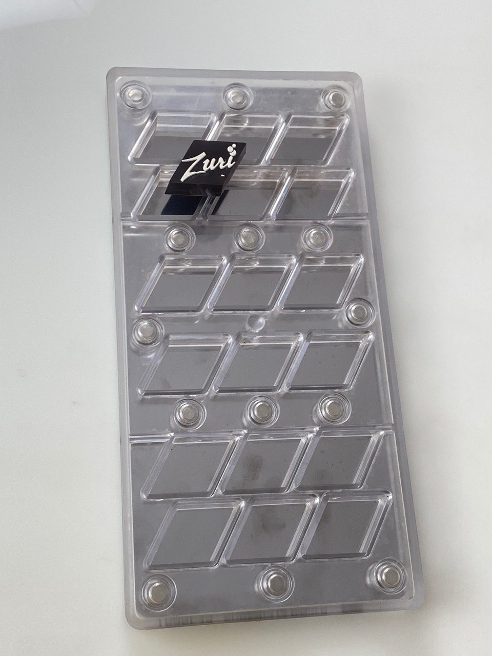 MMV 043 Rhombus Magnetic Mould 47 x 27 MM + Logo Sheet Set