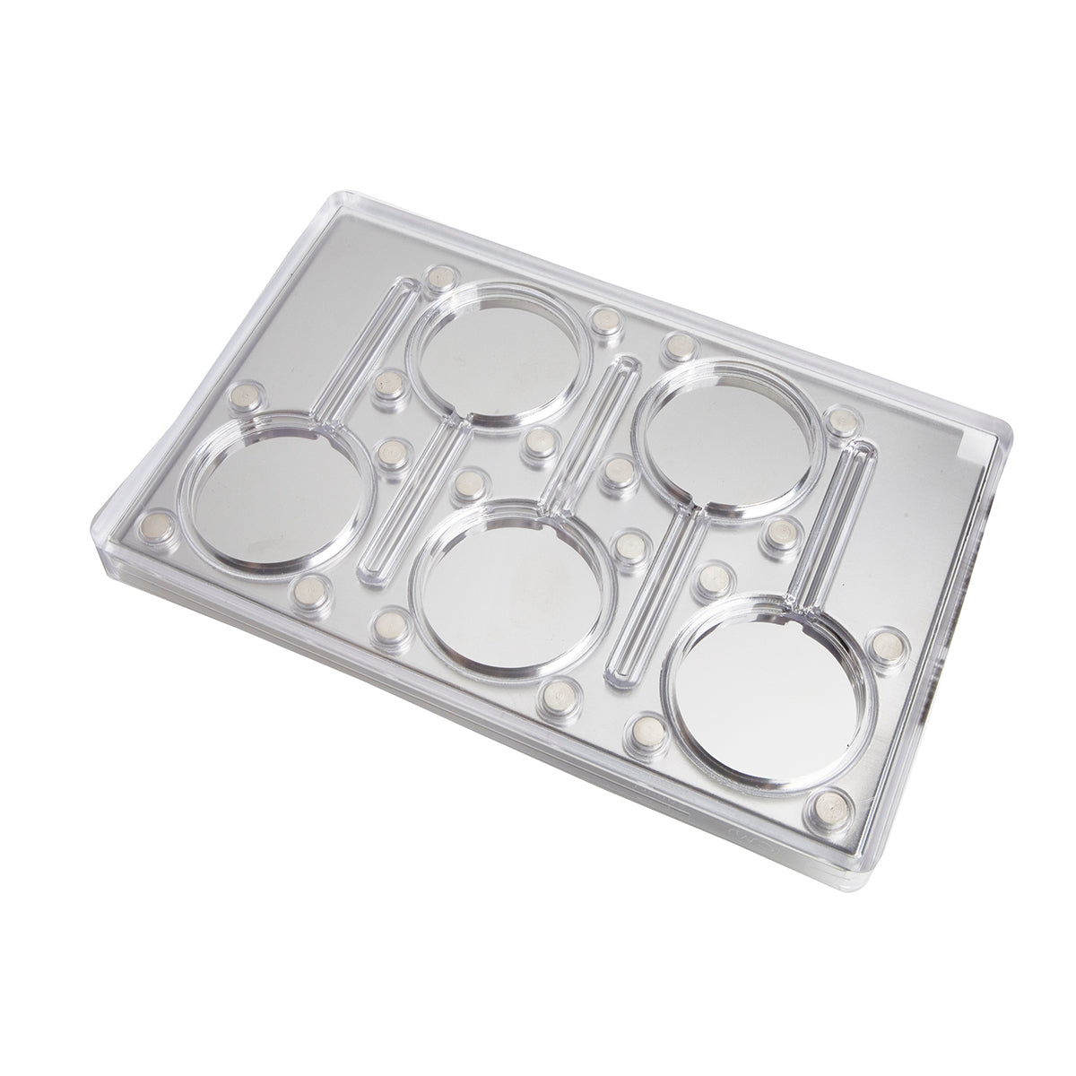 Chocolate World Polycarbonate Mould MMV2000L01 / 25 gr / 5 cavities - Mangharam Chocolate Solutions