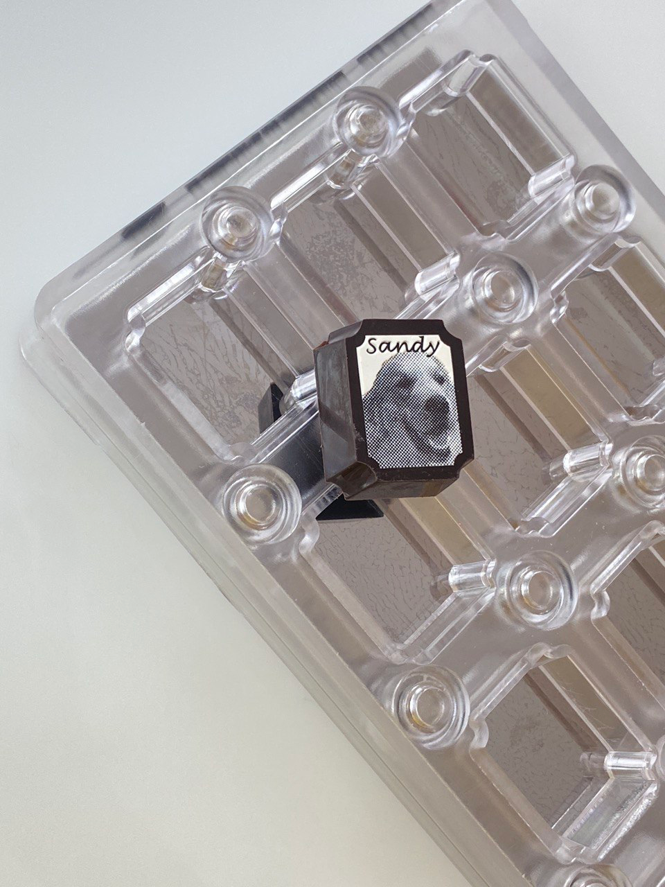 MMV 001  Rectangle Magnetic Mould 41 x 24 MM + Logo Sheet Set