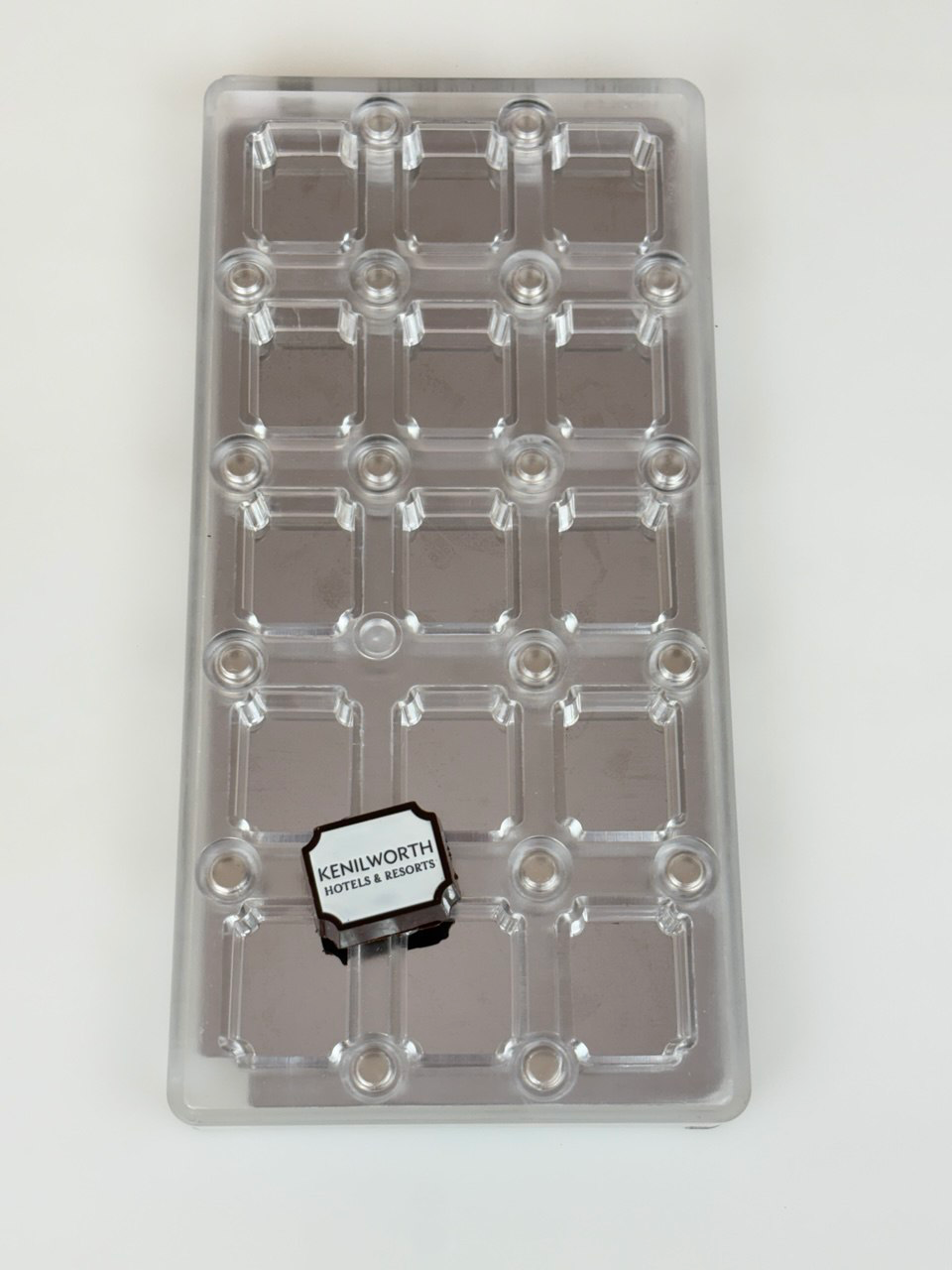 MMV 001  Rectangle Magnetic Mould 41 x 24 MM + Logo Sheet Set