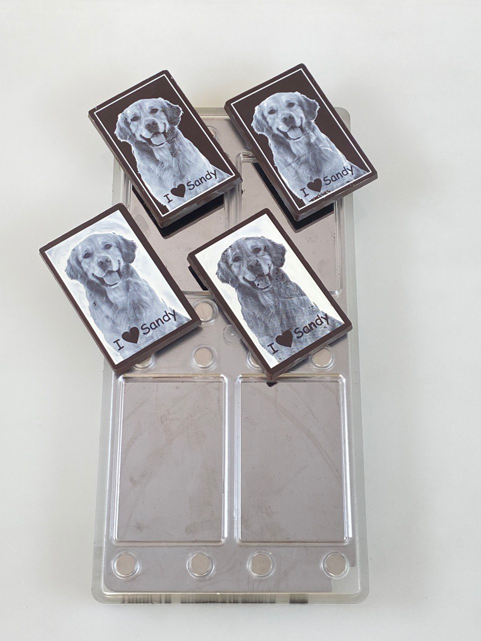 MMV 016 Business Card Magnetic Mould 85 x 55 MM + Logo Sheet Set