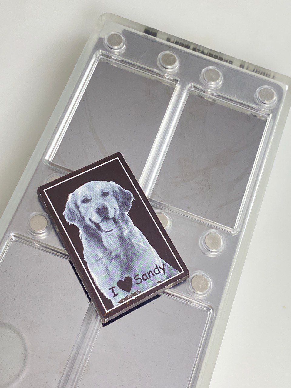 MMV 016 Business Card Magnetic Mould 85 x 55 MM + Logo Sheet Set