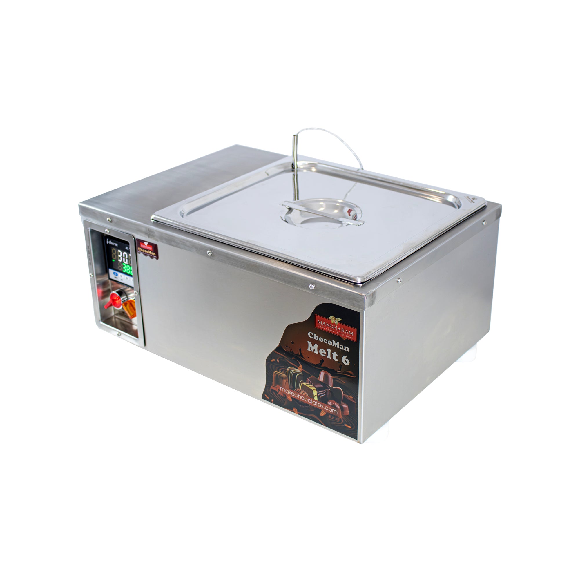 ChocoMan Melt 6 warmer for chocolate that can give presice temperature of chocolate with sensor 