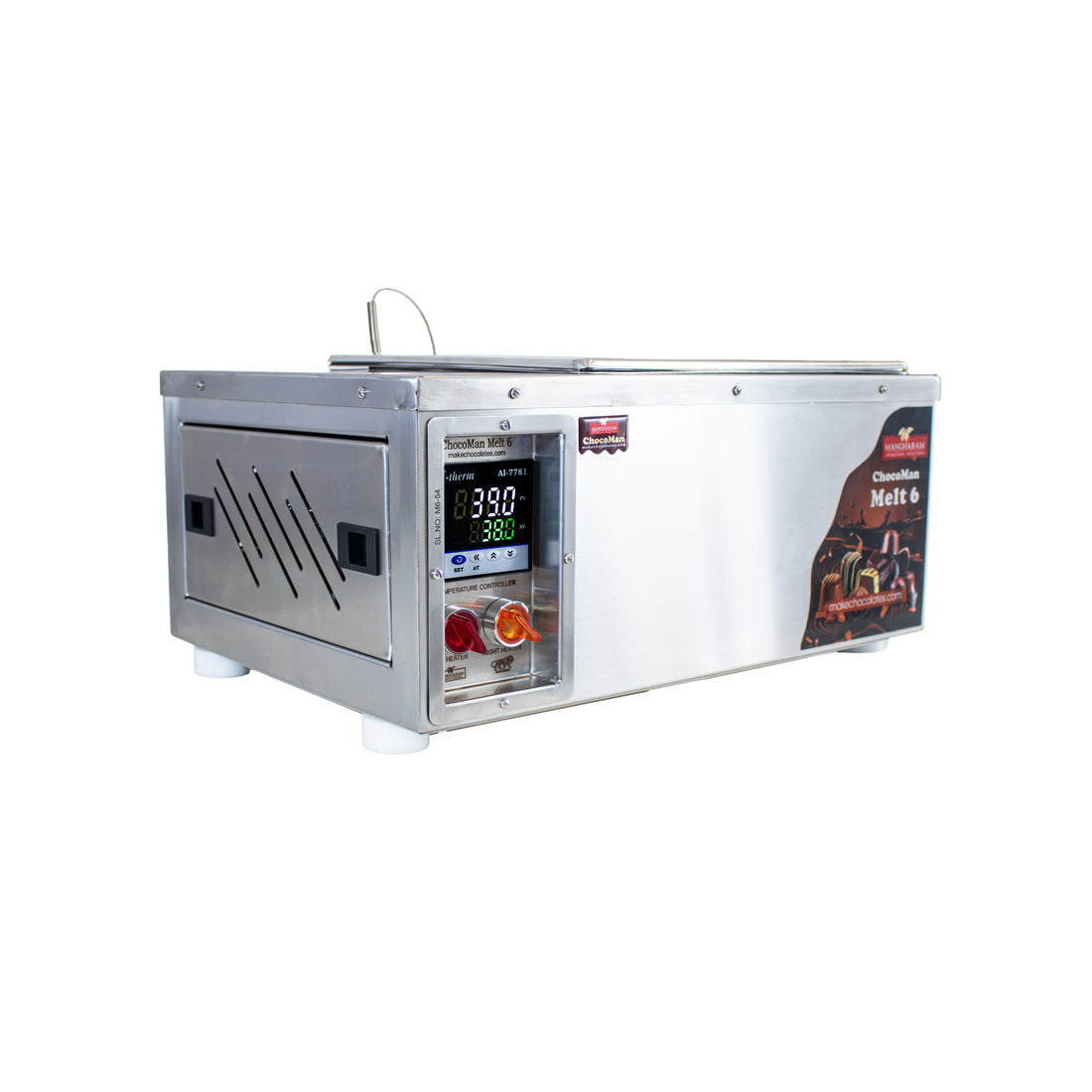 ChocoMan Melt 6, 8 kg Chocolate Melter/Warmer with Night Mode