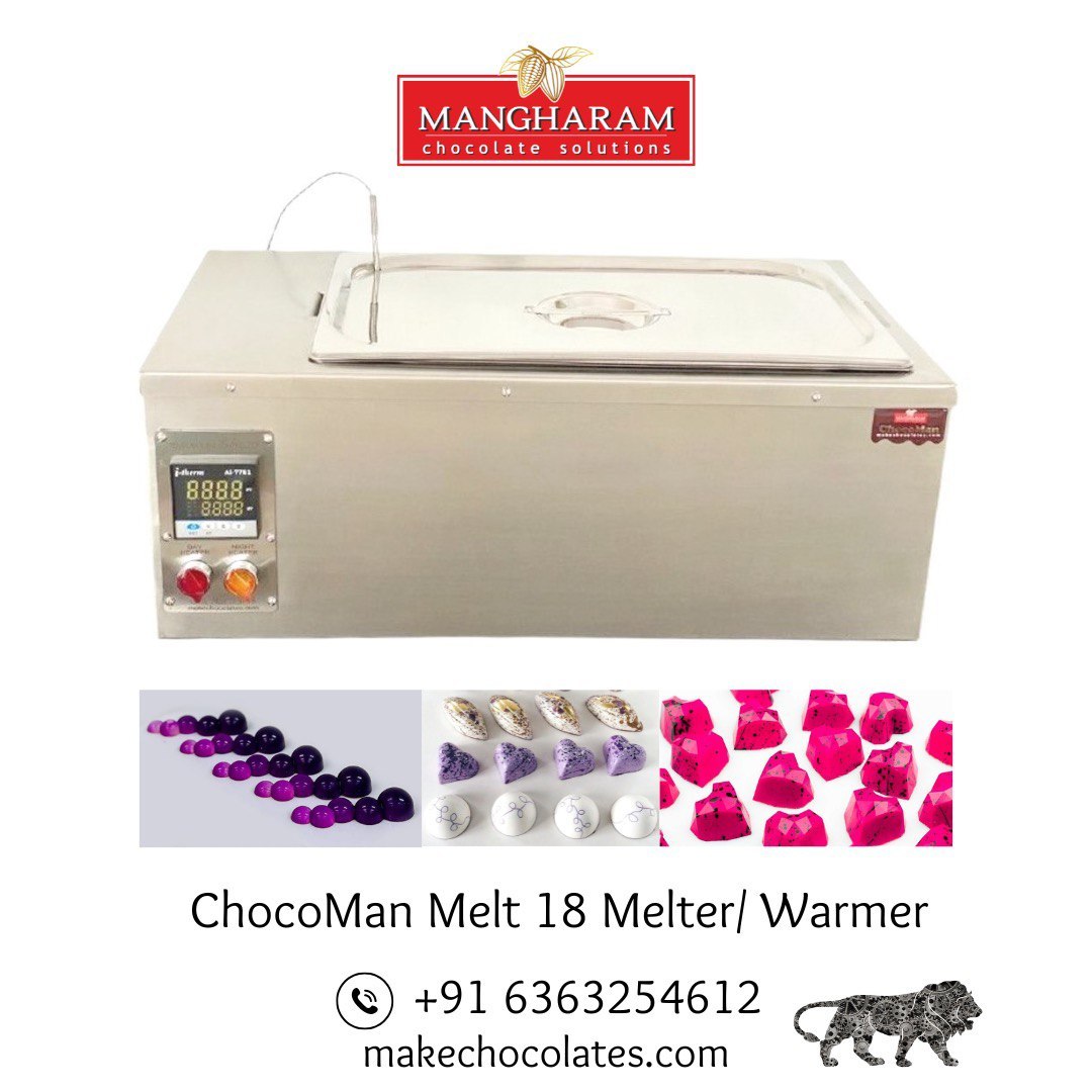 ChocoMan Melt 18 - 20 Kg Chocolate Melter with Night Heat mode for Coverture