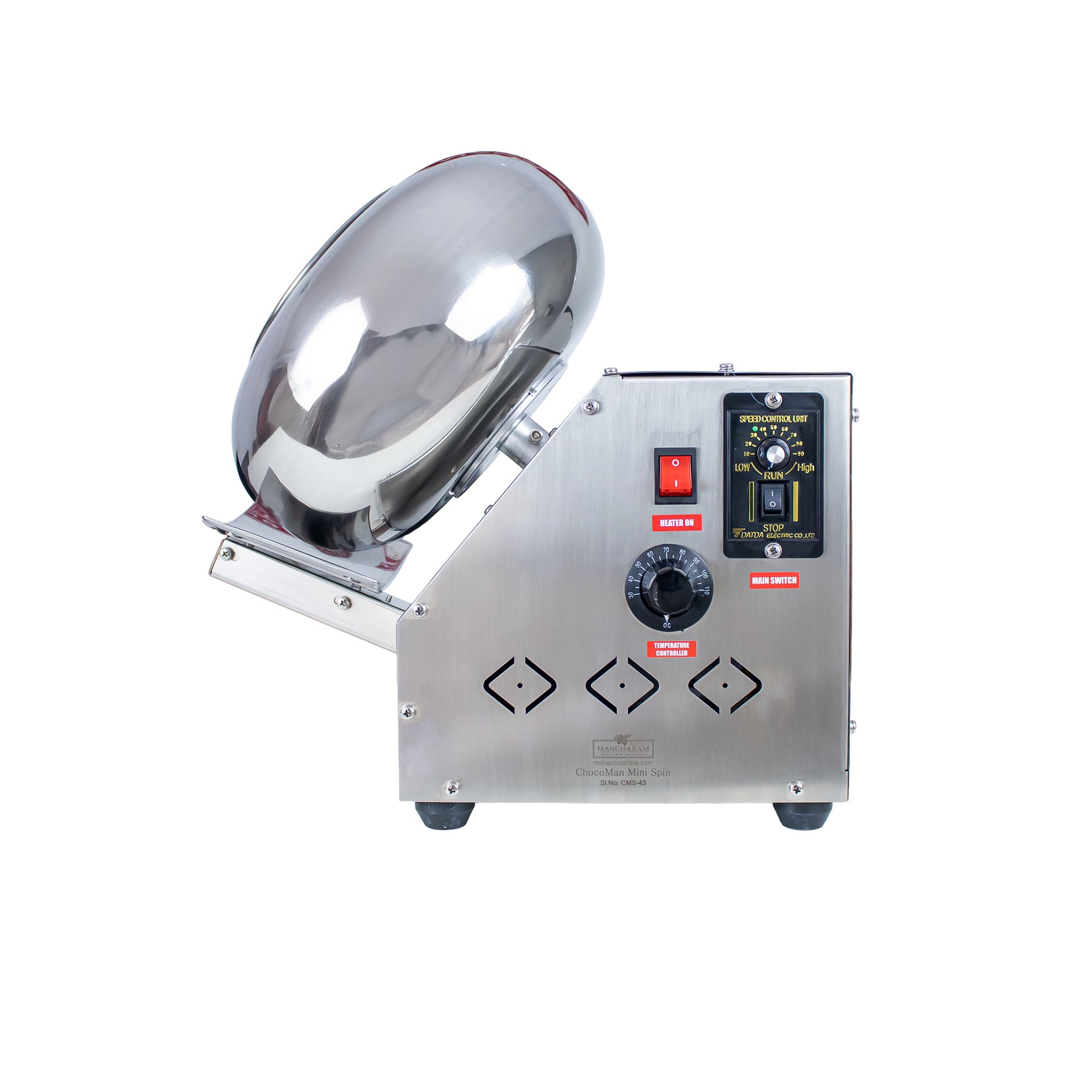 ChocoMan Mini Spin, Compact Chocolate Coating & Panning Machine upto 2Kg/Batch