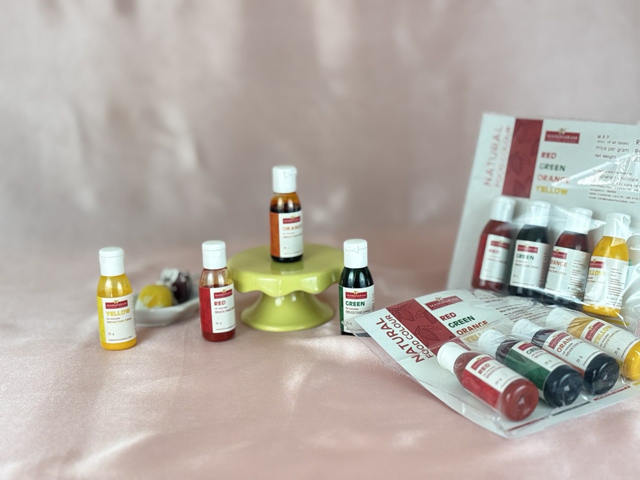 Natural Food Oil Soluble Colour for Chocolate and Cocoa Butter - Set 1