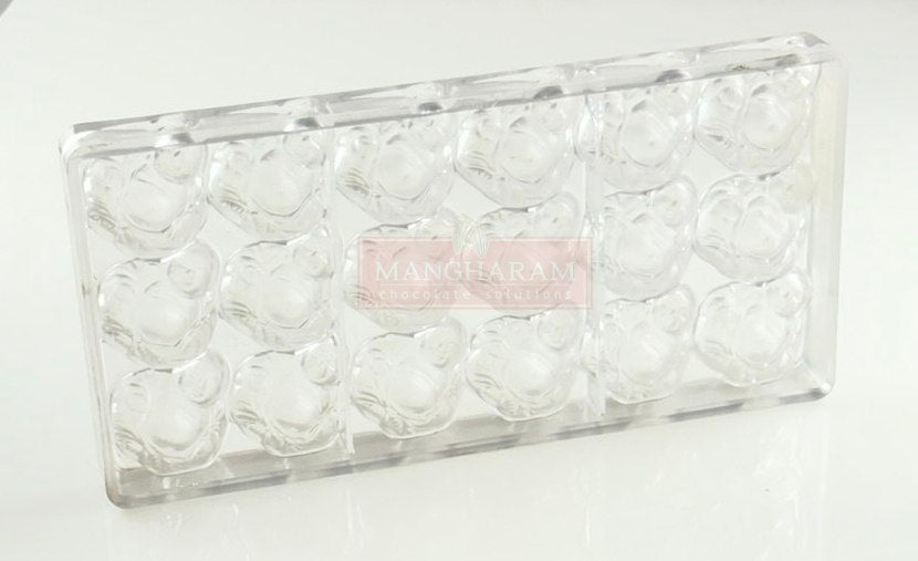 Caberellon RA1152 / 18 g / 18 Cavities Polycarbonate Mould - Mangharam Chocolate Solutions