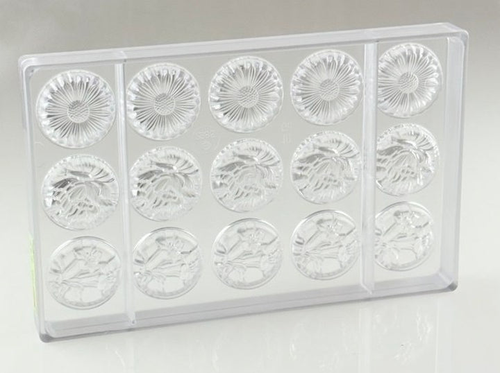Hans Brunner RB298 / 10 g / 15 cavities Polycarbonate Chocolate Mould