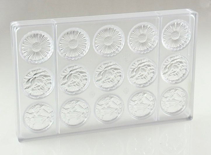 Hans Brunner RB298 / 10 g / 15 cavities Polycarbonate Chocolate Mould - Mangharam Chocolate Solutions