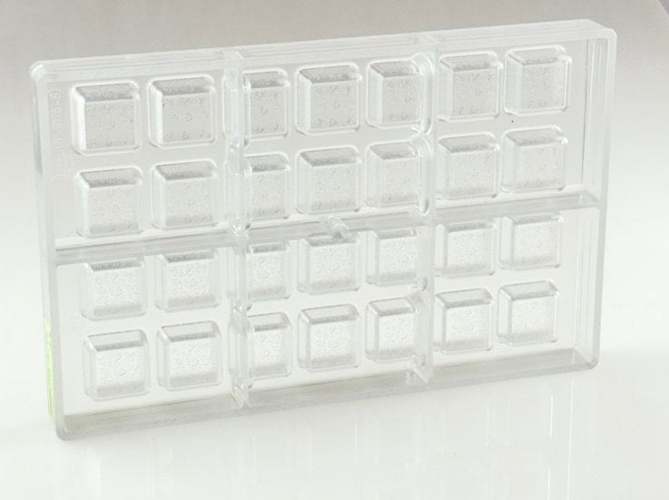Hans Brunner RB9175  / 10 g / 28 cavities Polycarbonate Chocolate Mould