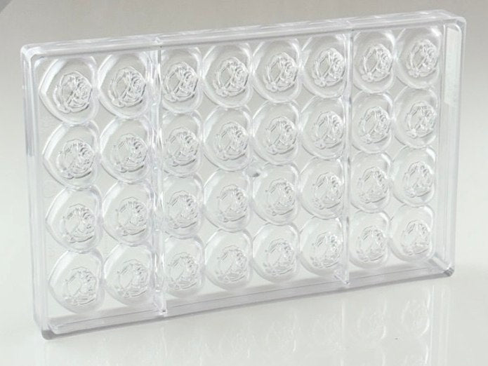 Hans Brunner RB949  / 13.5 g / 32 cavities Polycarbonate Chocolate Mould - Mangharam Chocolate Solutions