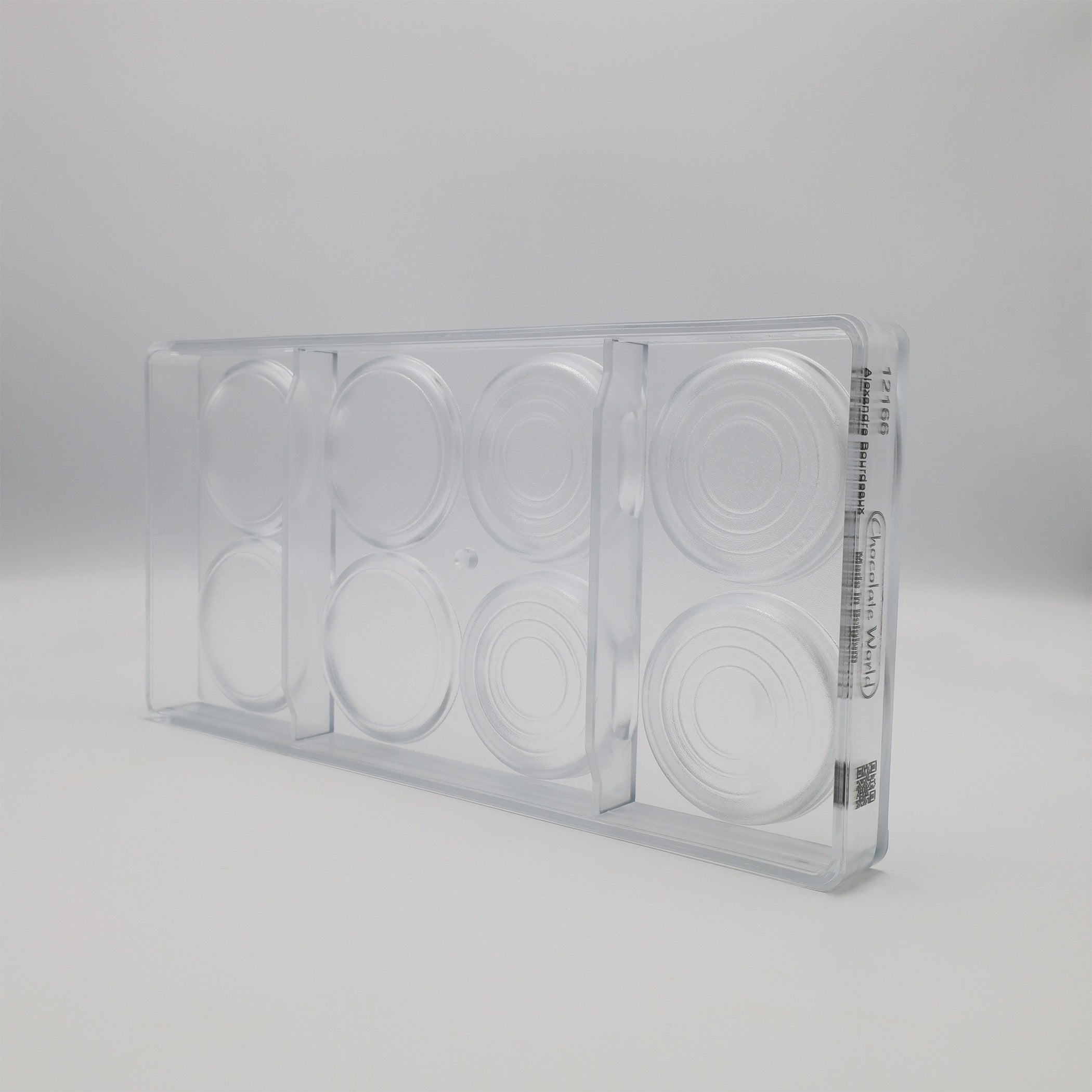 Chocolate World RM12166 / 50 g / 8 Cavities Polycarbonate Mould - Mangharam Chocolate Solutions