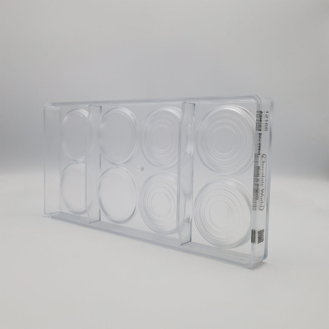 Chocolate World RM12166 / 50 g / 8 Cavities Polycarbonate Mould - Mangharam Chocolate Solutions