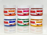 Mangharam Chocolate & Cream Soluble Colours - Set of 6 different colours of 10g each