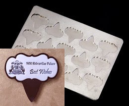 SSP 06 Small Fancy Oval Placard 42 x 36 MM + Logo Sheet Set