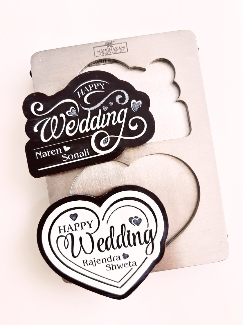 Mangharam Custom Chocolate Cake Topper  SSP 126C