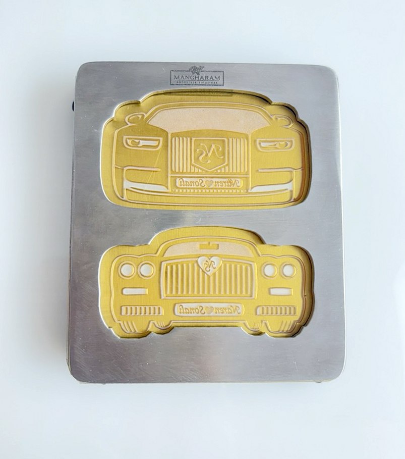 Mangharam Custom Chocolate Luxury Cars Cake Topper Mould SSP 129A