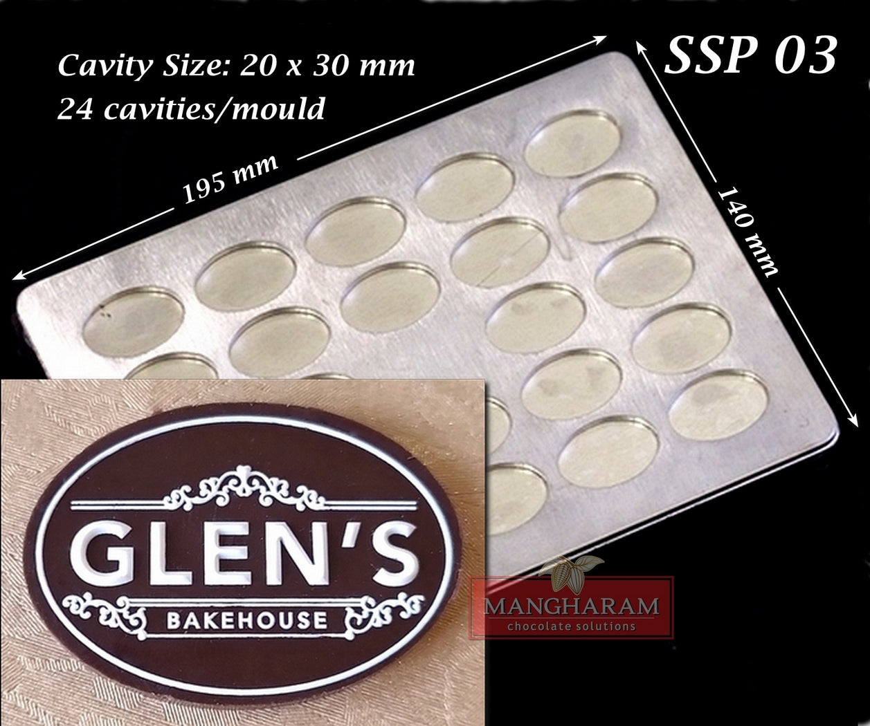 SSP 03 Small Oval Coin 30 x 20 MM + Logo Sheet Set