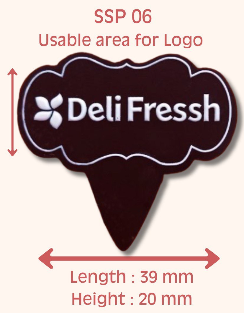 SSP 06 Small Fancy Oval Placard 42 x 36 MM + Logo Sheet Set