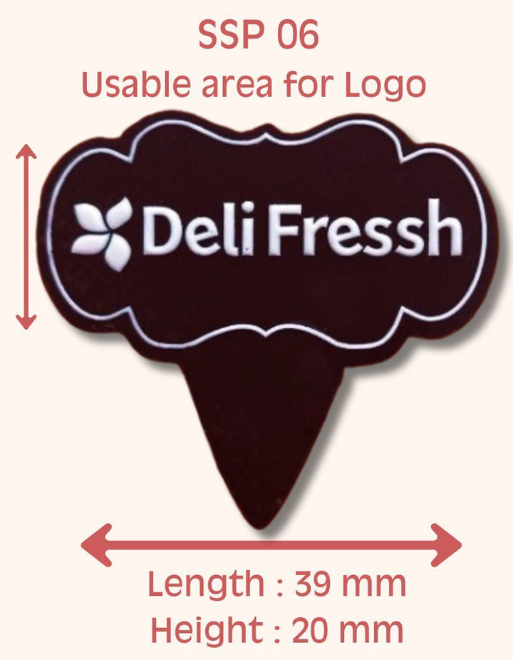 SSP 06 Small Fancy Oval Placard 42 x 36 MM + Logo Sheet Set