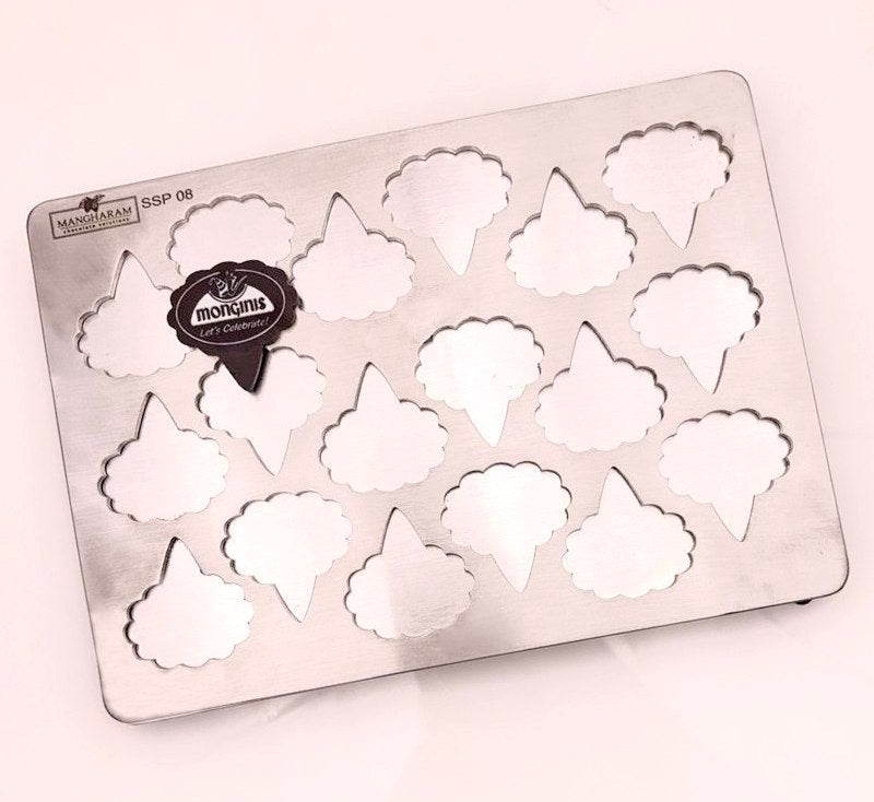 SSP 08 Small Oval Flower Placard 38 x 38 MM + Logo Sheet Set