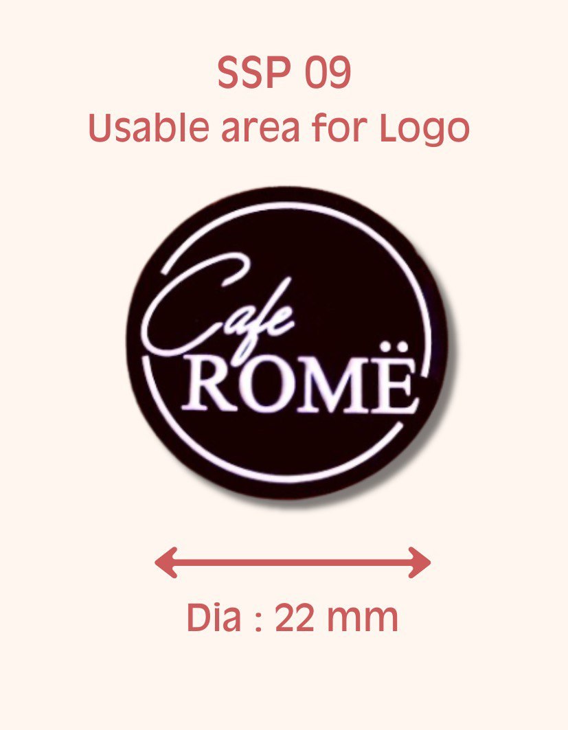 SSP 09 Medium Round Coin Dia. 25 MM + Logo Sheet Set