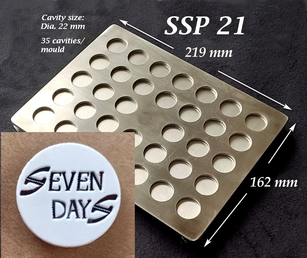 SSP 21 Small Round Coin  Dia. 22 MM + Logo Sheet Set